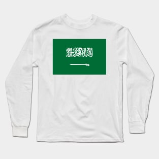 Flag of Saudi Arabia Long Sleeve T-Shirt